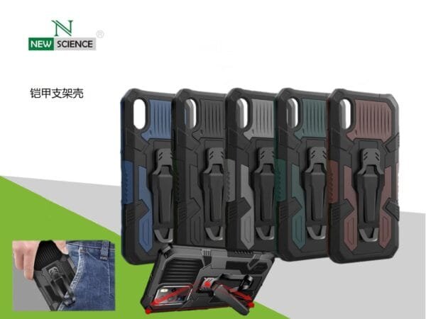 Oppo A5/A9 2020 Military Reinforced Case (Mix) -Available in 5 colors (black,blue,grey, green ,red)