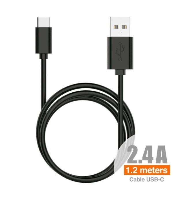 ECO USB-C Cable 1.2M 2.4A – Carga Rápida & Sustainable Design ⚡🌍🔌