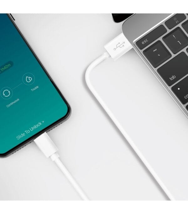 ECO 1.2M Micro USB Cable 2.4A - C11B-Blanco - Imagen 6