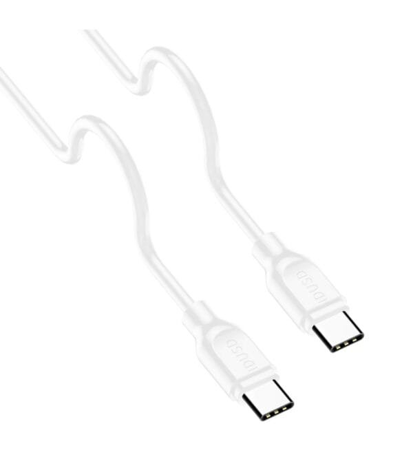 PD USB-C to USB-C Cable 3A 2M, Alta Velocidad Carga Rápida and Data Transfer - C73B-white - Imagen 7
