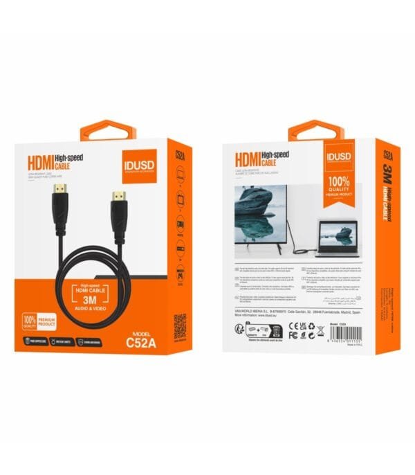 HDMI Cable 1.4V 3M - C52A-Negro - Imagen 7