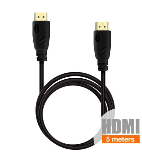 Alta Velocidad HDMI Cable | 1.4V | 5M | 1080p | 3D | 4K | HDMI to HDMI | C53A|Negro