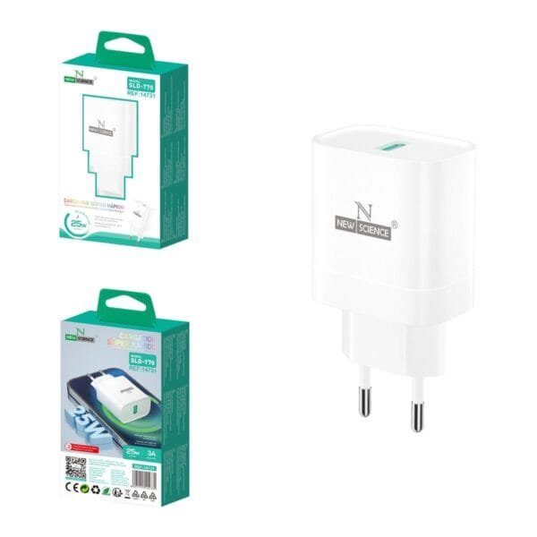 **USB 25W Adapter - Model: SLD-T70 (Alta Velocidad Charging) ⚡🔌**
