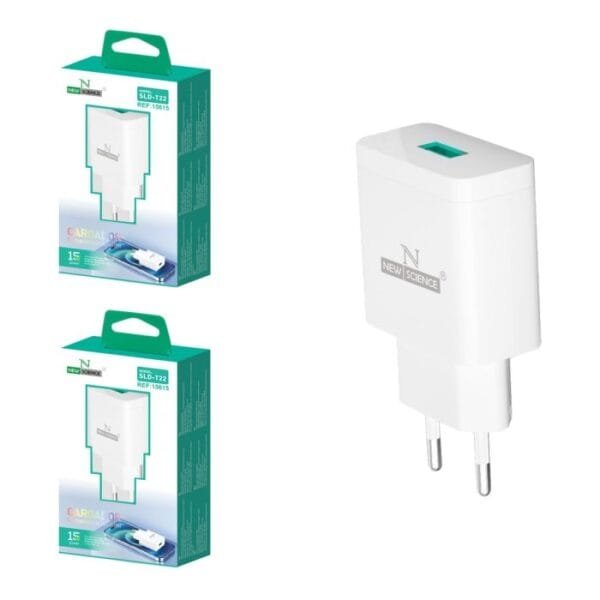 **USB 3.0A 15W Adapter - Model: SLD-T22 (White) ⚡🔌