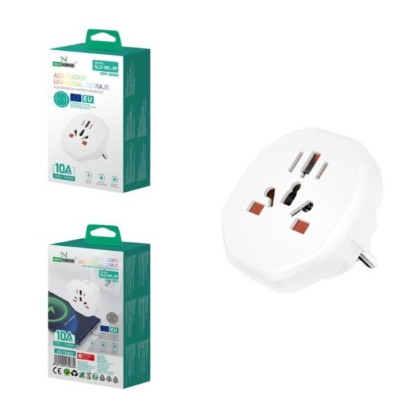 🔌🌍 Universal Adapter - EU ⚡ 250V ⚡ Model: WL-09 🚀