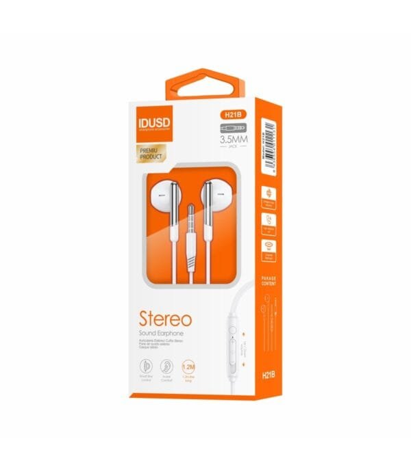 🎧 Stereo Earphones 3.5mm - H21B 🎵🔥 - Imagen 4