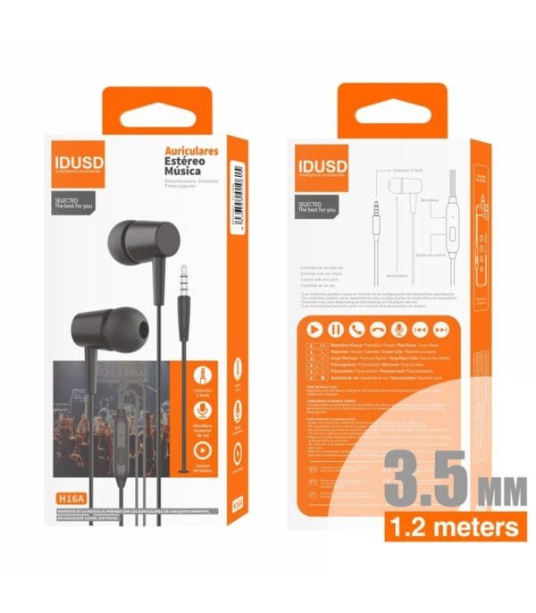 🎧 Stereo Earphones - H16A 🎶🔊💥🎧✨ - Imagen 6