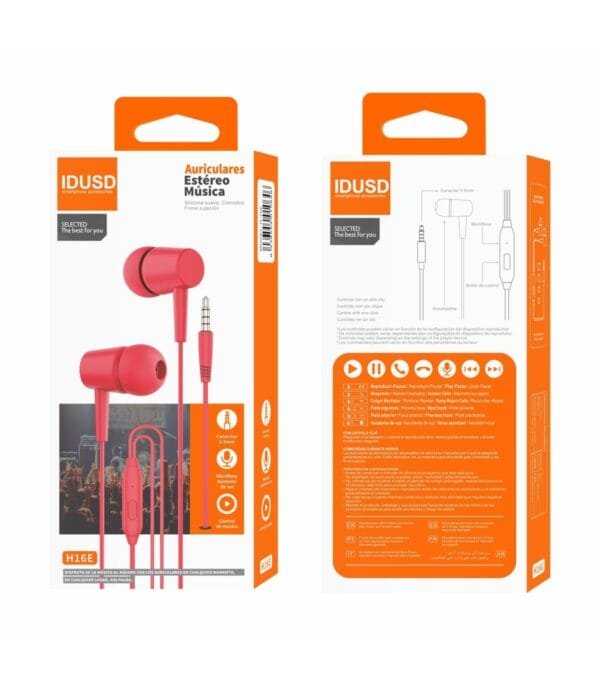 🎧 Stereo Earphones - H16E 🎶🔊 - Imagen 2