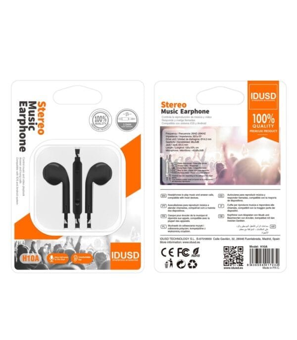 Stereo Earphones iOS & Android - H10A 🎧📱🎶 - Imagen 6