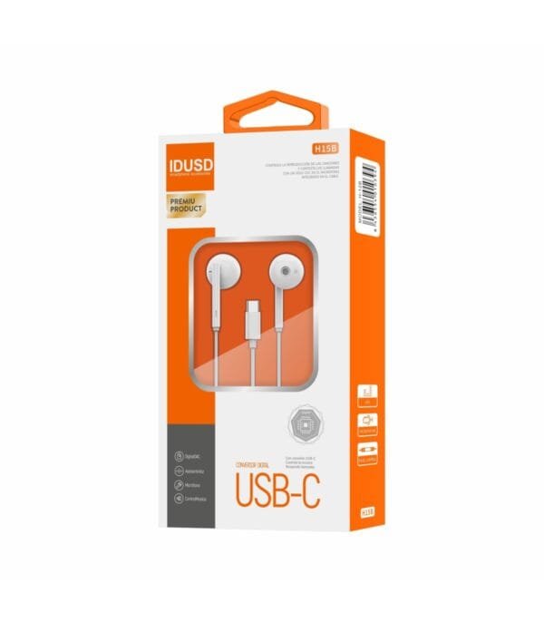 🎧 Hi-Fi USB-C Digital Earphones - H15B 🎶📱🔊✨ - Imagen 6