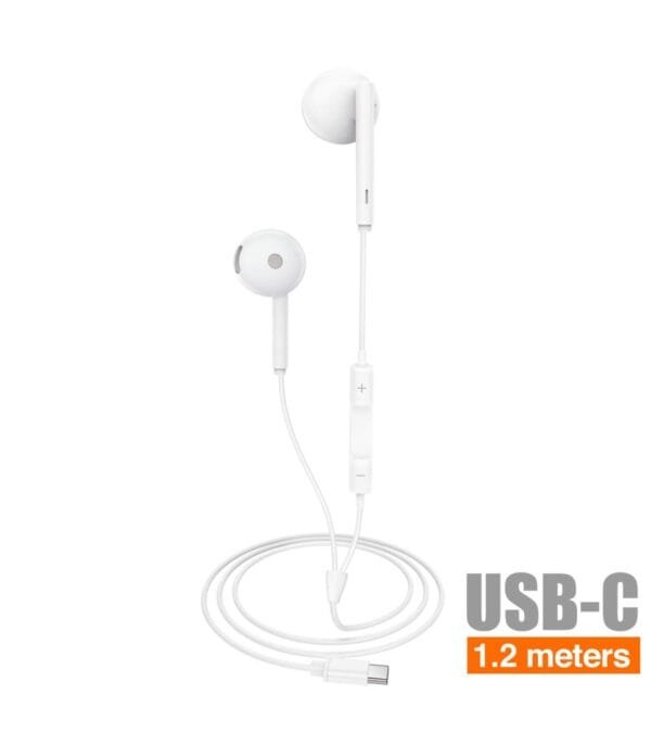 🎧 Hi-Fi USB-C Digital Earphones - H15B 🎶📱🔊✨