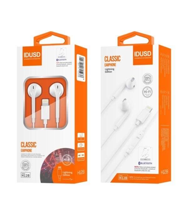 ⚡🎧 Lightning Bluetooth Earphones - H12B 📱🎶✨ - Imagen 8