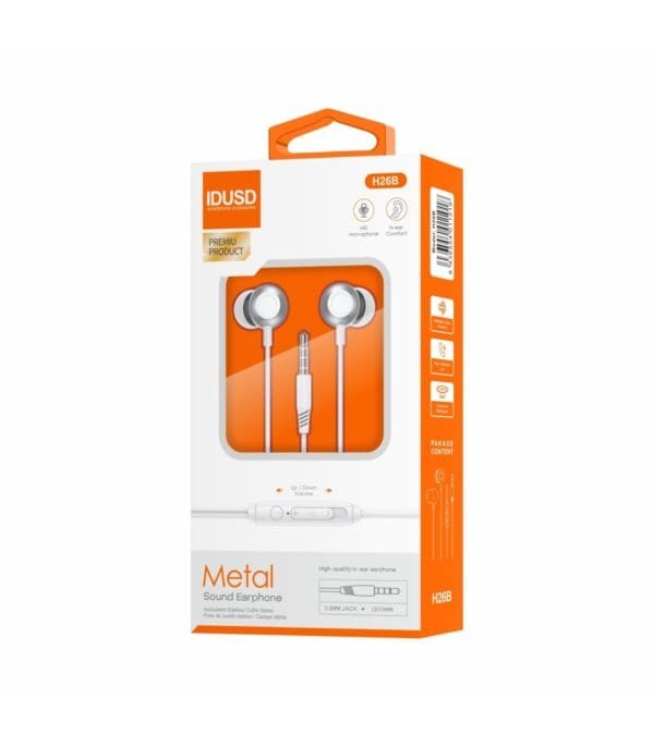 Metal Earphones 3.5mm - H26B 🎧🔊💎 - Imagen 8