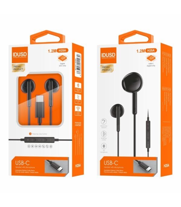 USB-C Digital Earphones - H25A 🎧🔌💻 - Imagen 5
