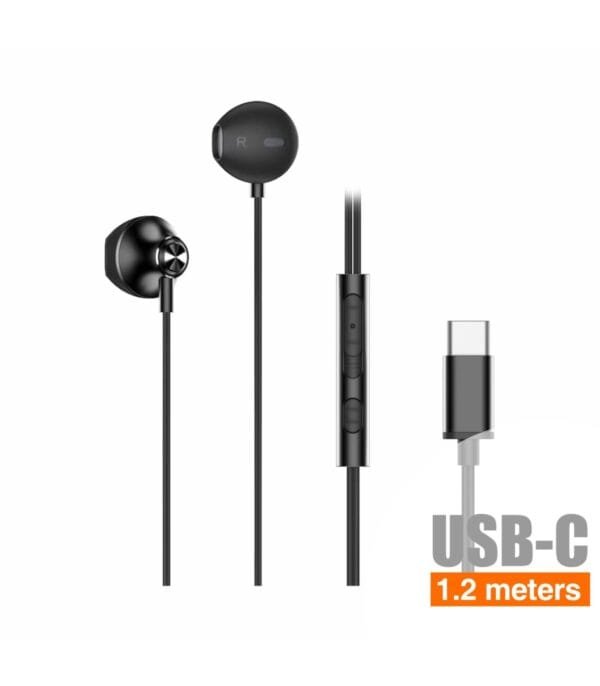 USB-C Digital Metal Earphones - H30A 🎧🔌💎