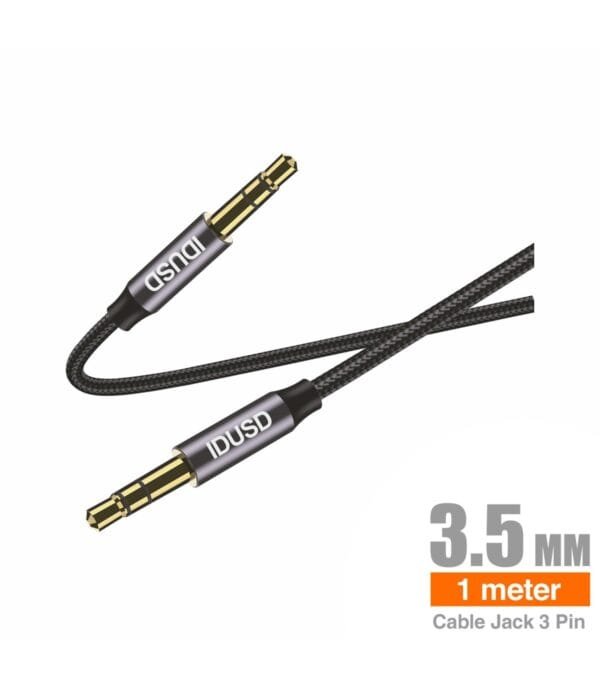 🎶 Audio Cable Nylon 3.5mm 3Pin M/M 1M - C202A 🎧🔊