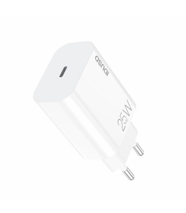 ⚡ Eco Cargador PD 25W | 🌍 Fast & Sustainable Charging – D120B-Blanco