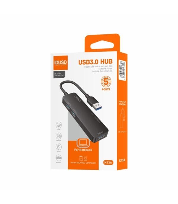 ⚡ Combo HUB USB 3.0 5-in-1 🔌 - K13A 🚀 - Imagen 6