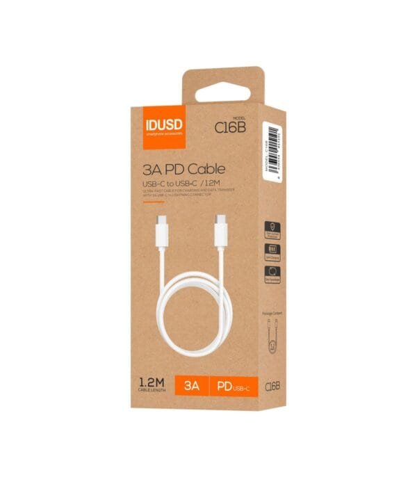 Copy of Eco Cable USB-C to Lightning PD 1.2M 3A - C32B 🌱🔌📱 - Imagen 3