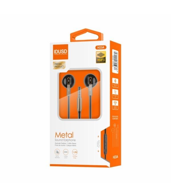 🎧 Metal Earphones 3.5mm - H23A 🎶✨ - Imagen 7