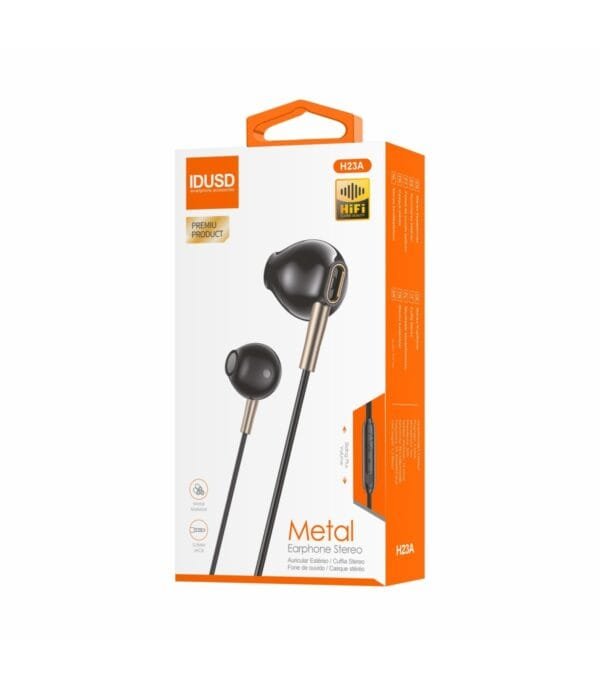 🎧 Metal Earphones 3.5mm - H23A 🎶✨ - Imagen 6