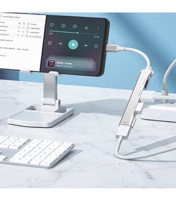 ⚡ Mini HUB USB-C 3.0 🔌 4-in-1 - K12B 🚀 - Imagen 2
