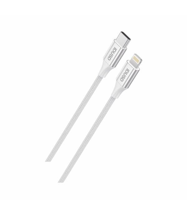 PD Braided Nylon USB-C to Lightning Cable 1.2M 3A - C85B ⚡🔗🌿 - Imagen 2