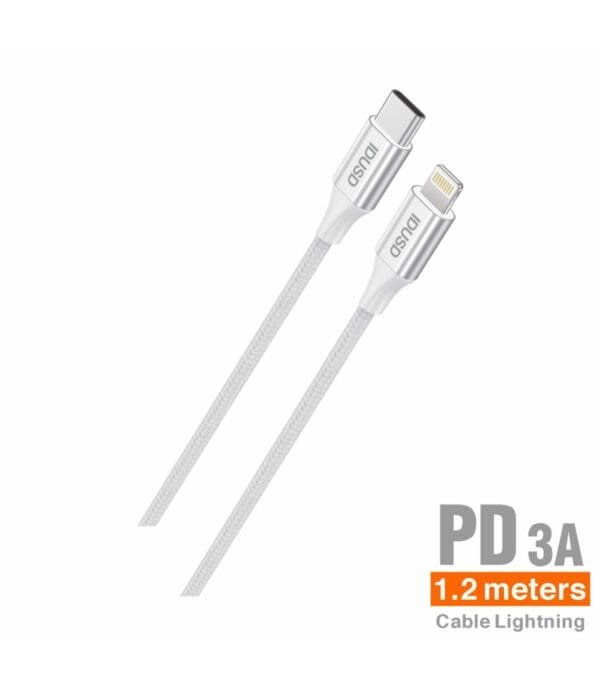 PD Braided Nylon USB-C to Lightning Cable 1.2M 3A - C85B ⚡🔗🌿