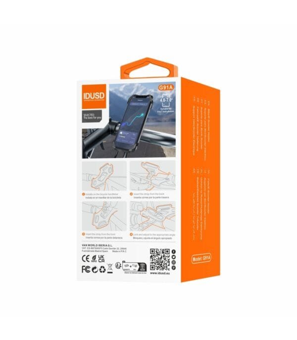 G91A Silicone Bike & E-Scooter Holder 🚴‍♂️🛴📱 - Imagen 3