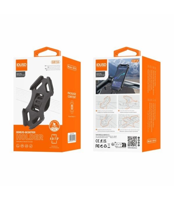 G91A Silicone Bike & E-Scooter Holder 🚴‍♂️🛴📱 - Imagen 4