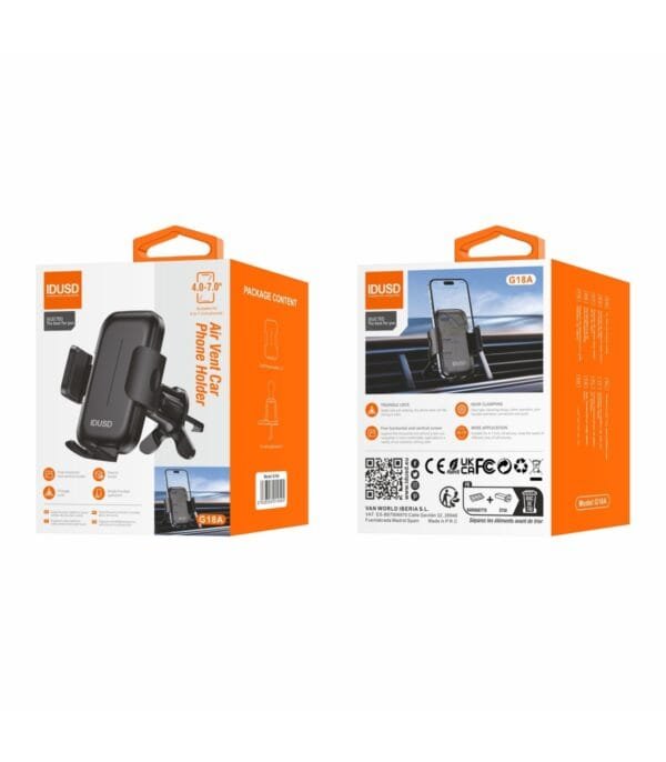 **Universal Car Phone Mount Holder – G18A 🚗📱 | Secure, Adjustable & Versatile**-Negro - Imagen 7