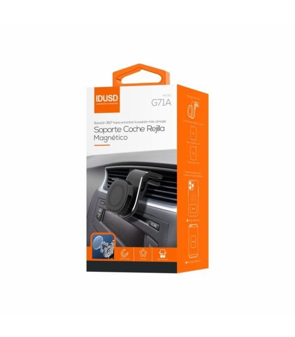 One Click Magnetic Phone Mount – G71A 🚗📱 | Quick, Secure & Hands-Free Driving--Negro - Imagen 3