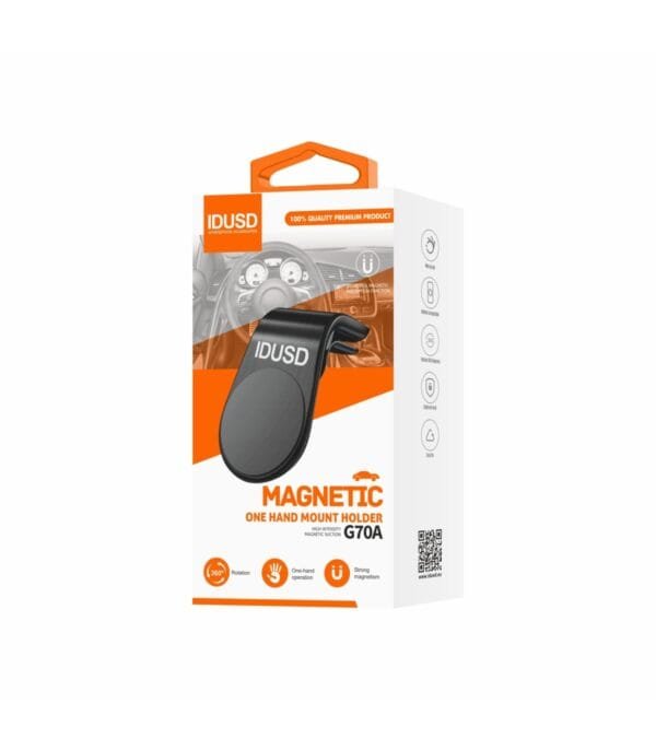 **One-Click Magnetic Car Phone Holder – G70A 🚗📱 | Fast, Secure & Effortless Mounting**--Negro - Imagen 3