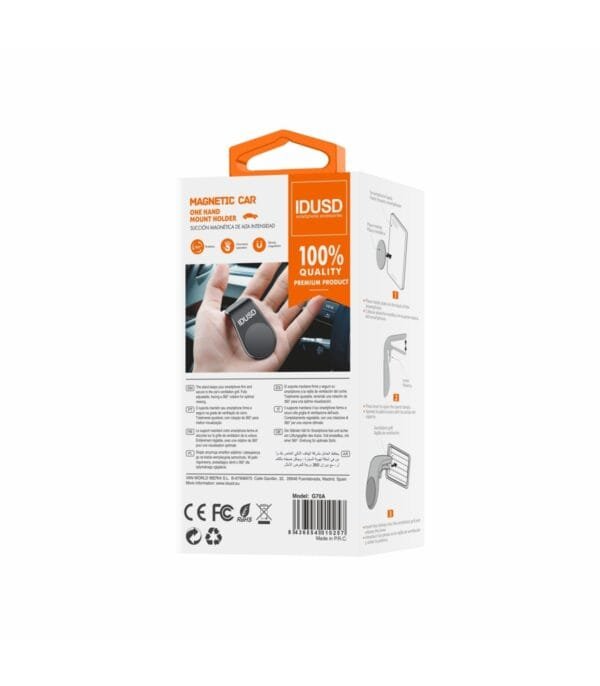 **One-Click Magnetic Car Phone Holder – G70A 🚗📱 | Fast, Secure & Effortless Mounting**--Negro - Imagen 4