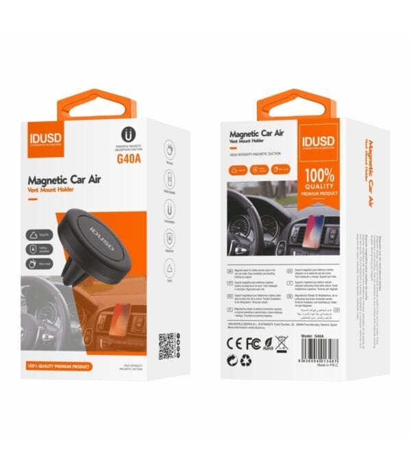 **Car Air Vent Magnetic Phone Mount – G40A 🚗📱 | Secure, Effortless & Hands-Free**--Negrohol - Imagen 5