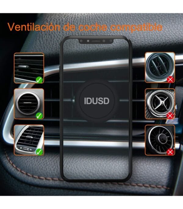**Magnetic Phone Mount – G50A 🚗📱 | Secure, Easy & Hands-Free Driving**--Negro - Imagen 10