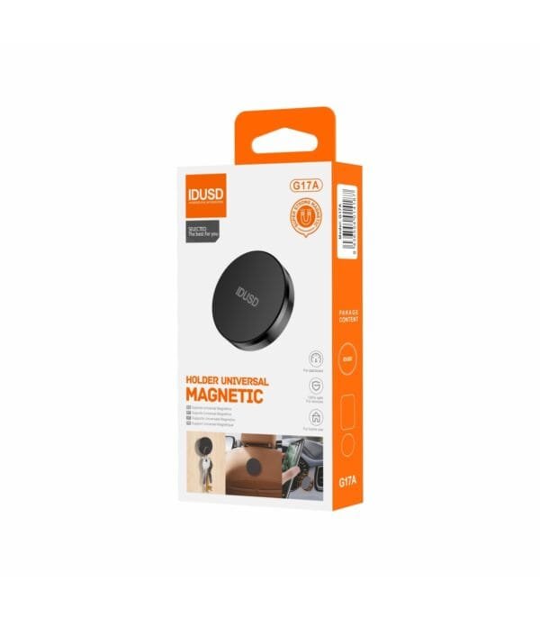 **Universal Magnetic Phone Mount – G17A 🚗📱 | Strong Hold & Easy Access**--Negro - Imagen 3
