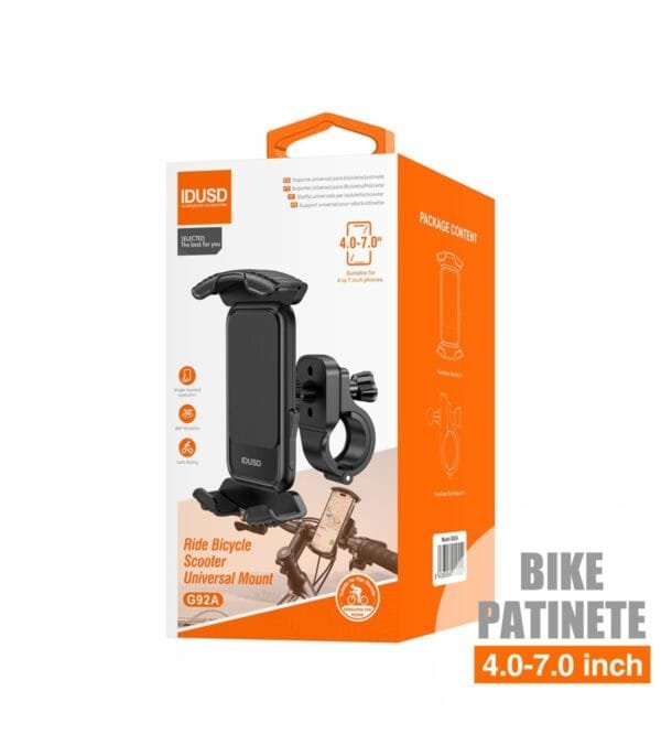 Ride Bike/E-Scooter Support Stand – Duradero & Stable G92A 🚲🛴--Negro - Imagen 3