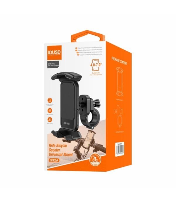 Ride Bike/E-Scooter Support Stand – Duradero & Stable G92A 🚲🛴--Negro - Imagen 5