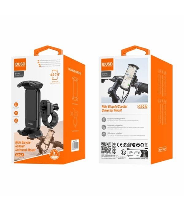 Ride Bike/E-Scooter Support Stand – Duradero & Stable G92A 🚲🛴--Negro - Imagen 7