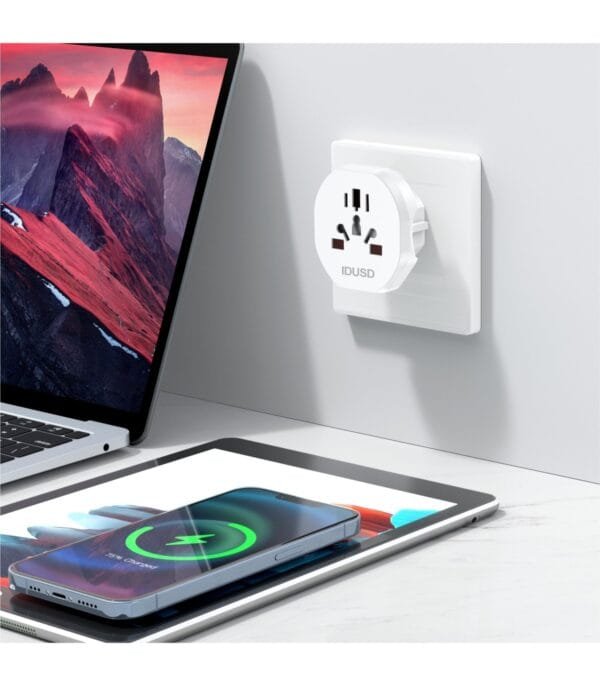 🌍 Universal Travel Adapter – Worldwide to Europe Plug Converter 🔌 D01B - Imagen 5