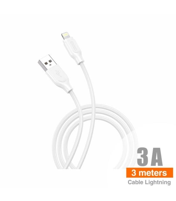 ⚡ Turbo Lightning Cable 3M 3A - C132B 🔌📱