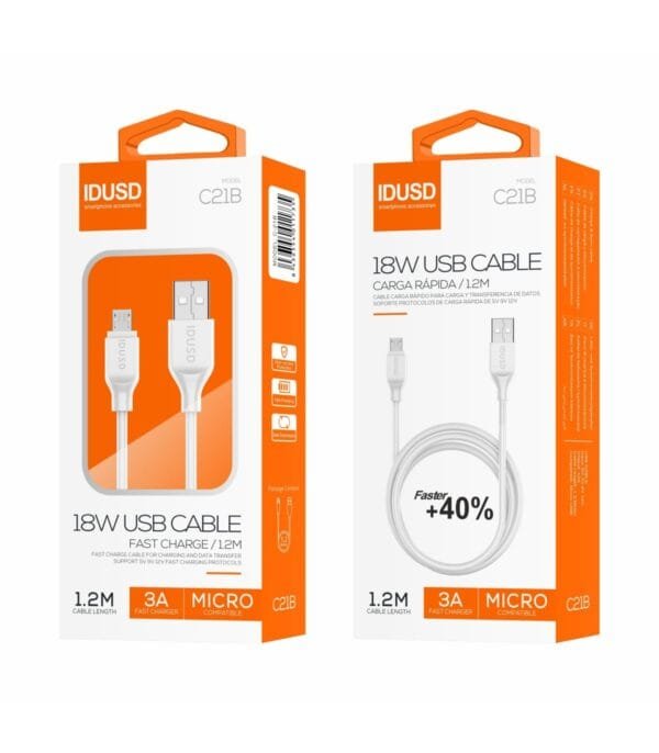 🚀 Turbo Cable Micro 1.2M 3A - C21B 🔌⚡ - Imagen 5