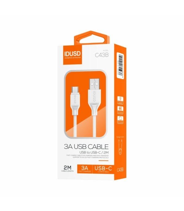 🚀 Turbo Cable USB-C 2M 3A - C43B 🔌⚡ - Imagen 5