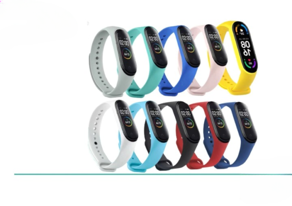 ⌚ Silicone Strap for Mi Band 8 – Comfortable & Stylish 🖤