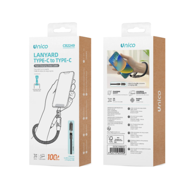 🔌 100W 0.25m Multifunctional 2-in-1 Zinc Alloy C to C Wrist Data Cable – Model CB2249 ⌚⚡ - Imagen 4