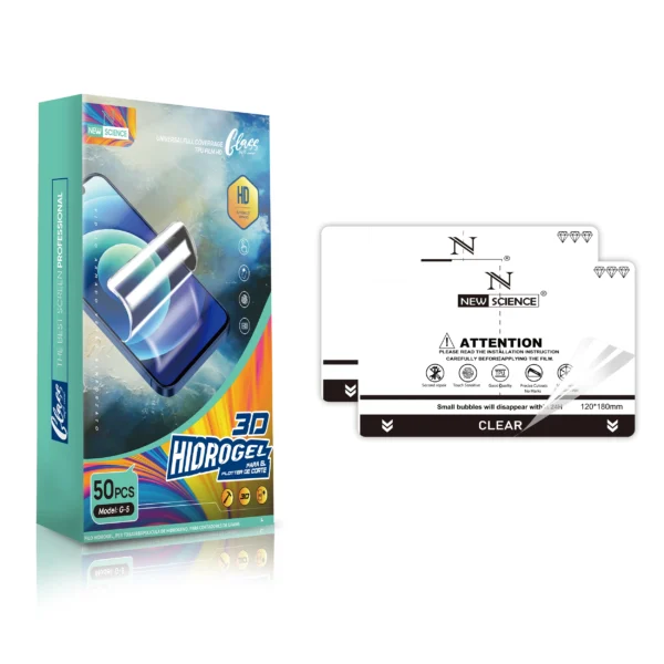 Anti-Spy Hydrogel Sheets – 🕵️‍♂️ Privacy Screen Protector Film with 🔁 Self-Healing Technology – 🌀 Flexible, ✂️ Cut-to-Fit, 📱 Edge-to-Edge Coverage – 📦 Pack of 50 Units