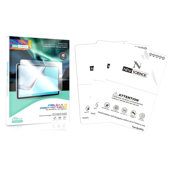 Hydrogel Sheets for Tablets – 📏 30x20cm (📦 Pack of 20 Units) – 🔁 Self-Healing, 🌀 Flexible Film for Screen Protection, ✨ Scratch Repair & 🌡️ Heat Dissipation – ✂️ Custom Cut for iPads, Android Tablets & More - Imagen 2