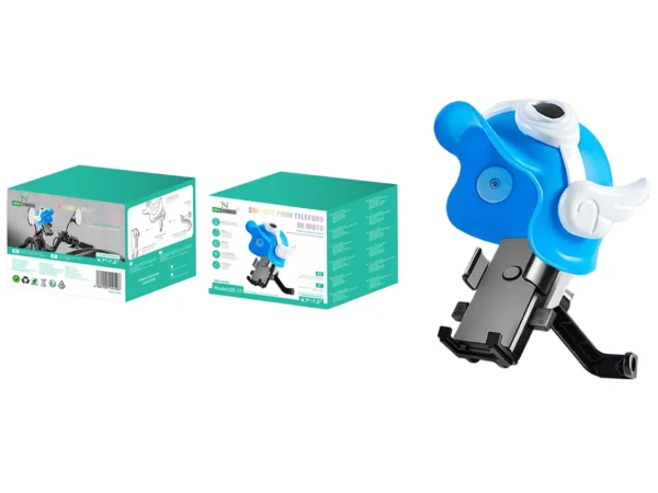 🏍️ DE-27 Waterproof Motorcycle Mount | Universal Phone Holder 📱 | Secure & Duradero 🚴‍♂️ | Shockproof & Weatherproof 🌧️
