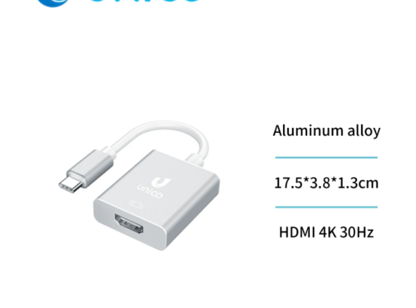 🔌📱 USB Type-C Male to HDMI Female Adapter Cable – 4K UHD Display Converter | CE Certified ✅-AD1848 - Imagen 2